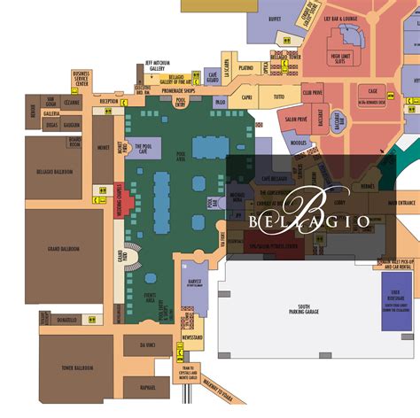bellagio casino floor map